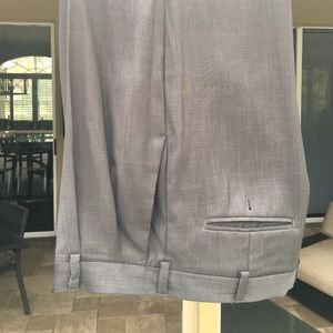 Portfolio Perry Ellis 34x32 dress pants gray